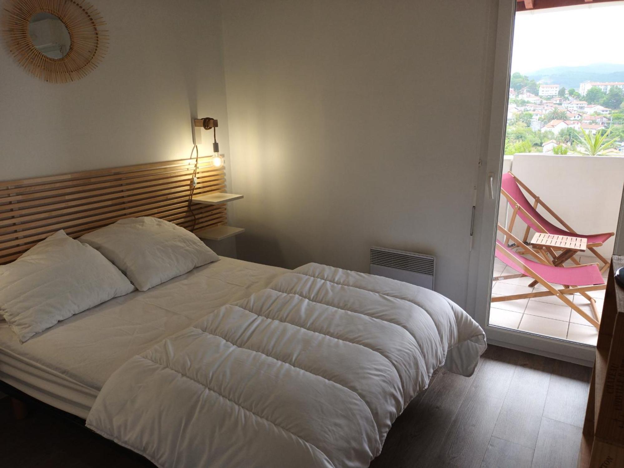 Appart. 2* A Hendaye, Proche Centre, Parking Privatif - Fr-1-239-777 Daire Dış mekan fotoğraf